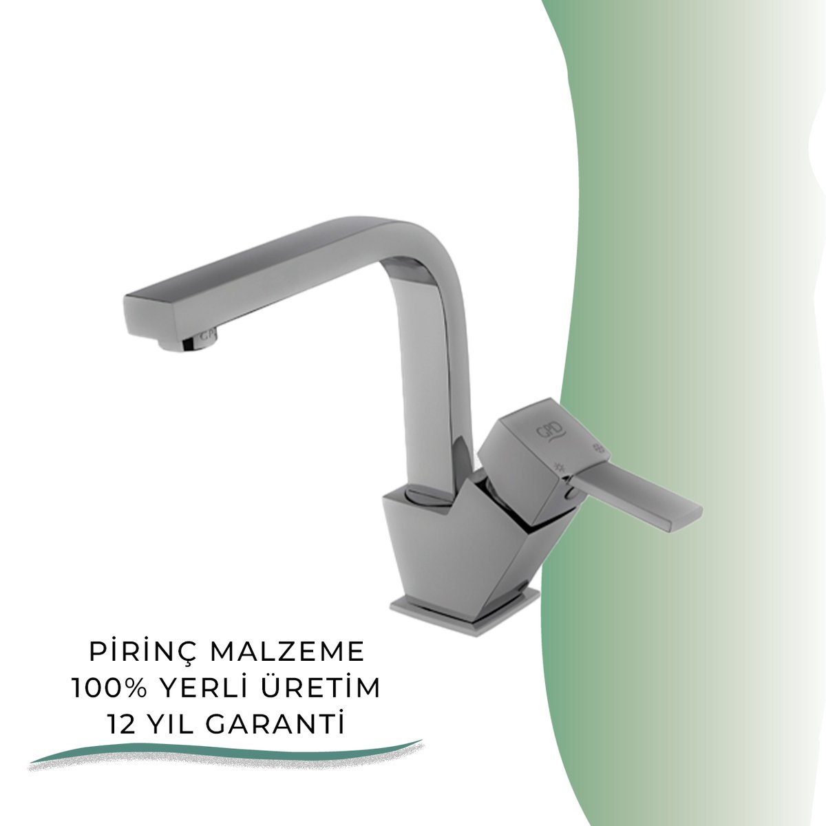 İGK YAPI - GPD Tulio Tek Gövde Lavabo Bataryası  (MTL135)