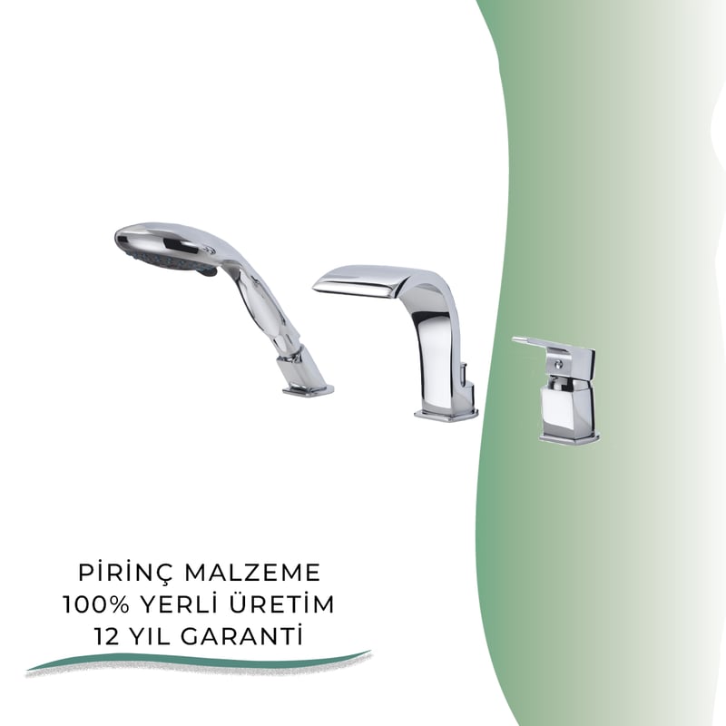 İGK YAPI - GPD Atros Ankastre Küvet Bataryası (3 Delikli)  (MAK65)