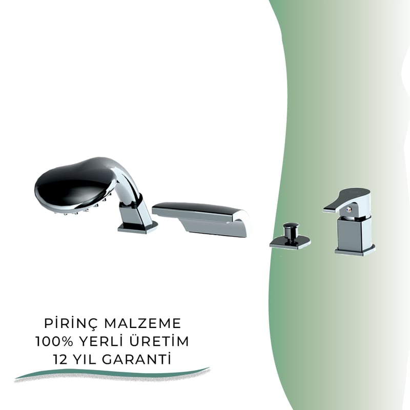İGK YAPI - GPD Atros Ankastre Küvet Bataryası (4 Delikli)  (MAK66)