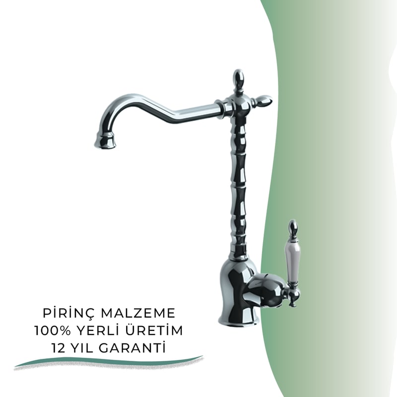 İGK YAPI - GPD GPD Retro Tek Gövde Lavabo Bataryası  (MTL180)