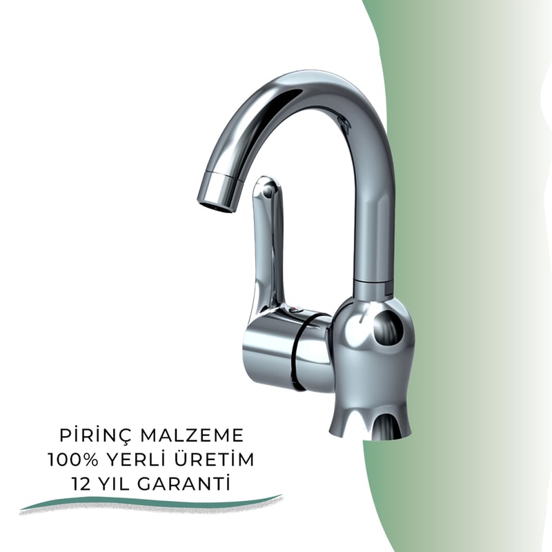 İGK YAPI - GPD Felis Tek Gövde Lavabo Bataryası  (MTL75)