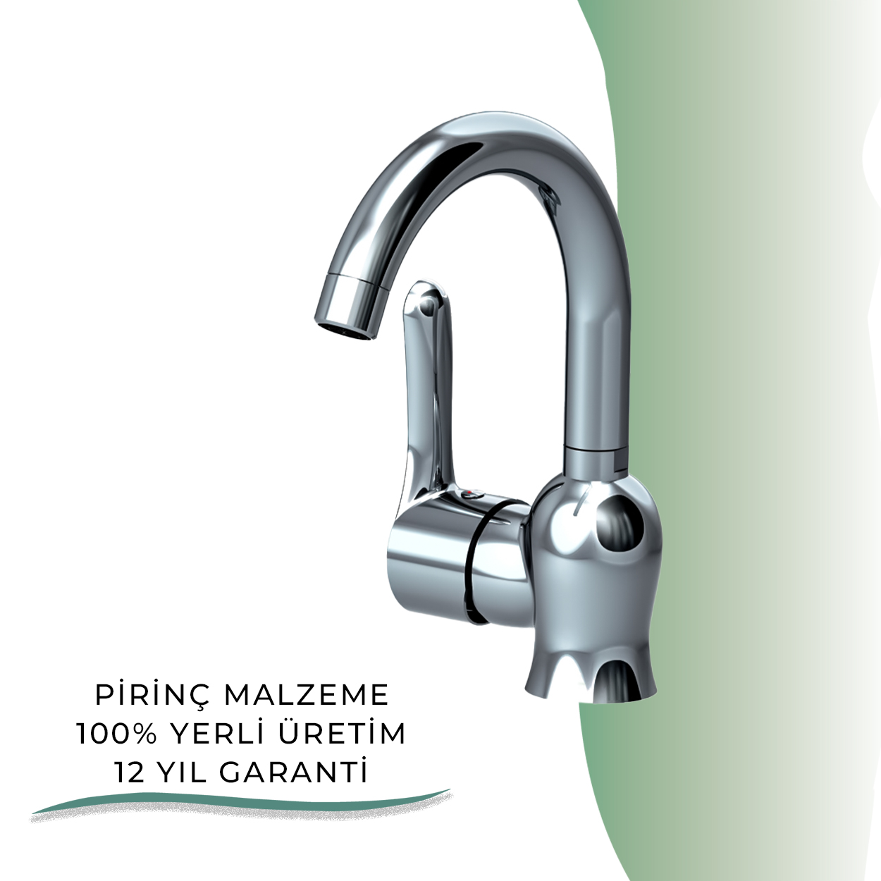 İGK YAPI - GPD Felis Tek Gövde Lavabo Bataryası  (MTL75)