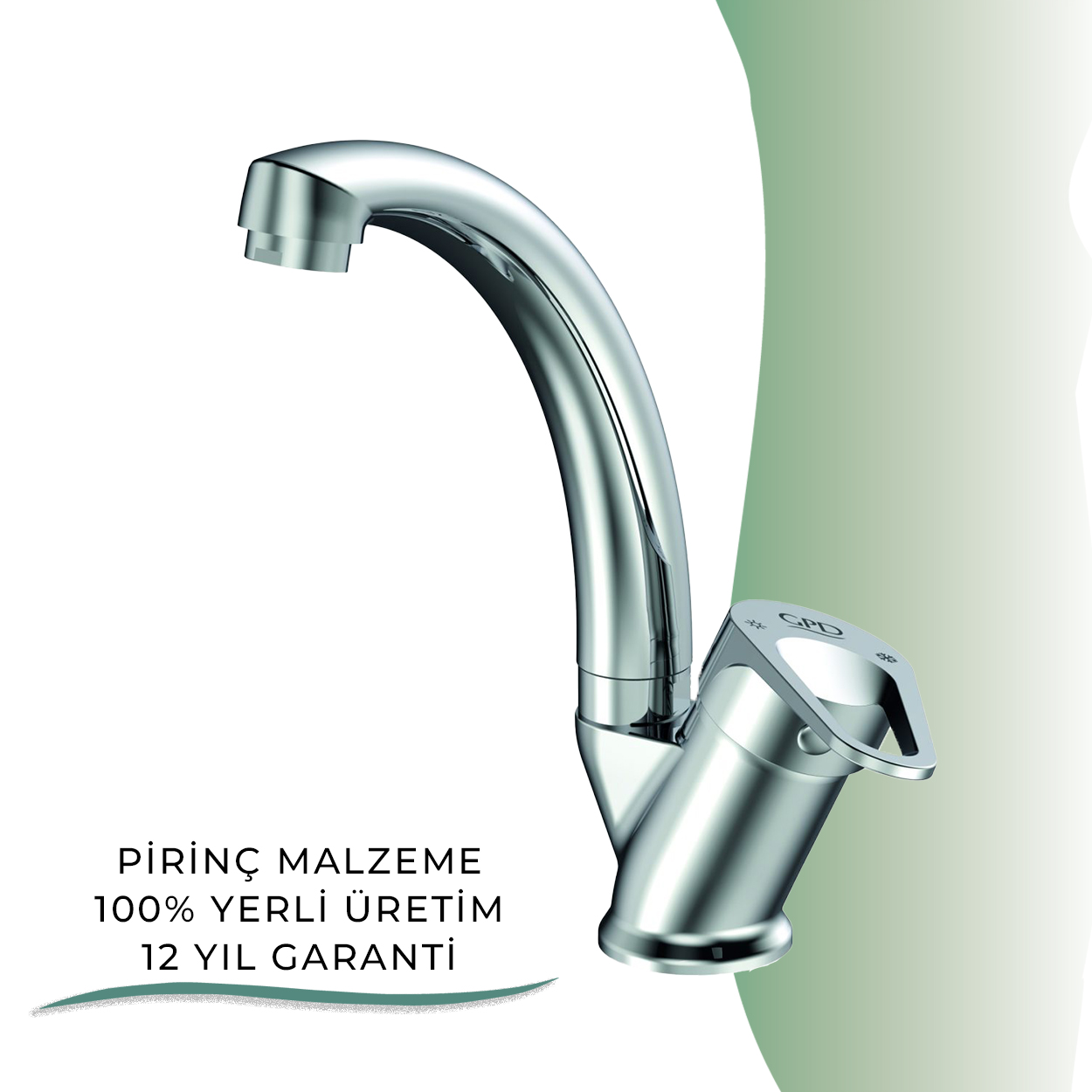 İGK YAPI - GPD Orbis Tek Gövde Lavabo Bataryası  (TL30)